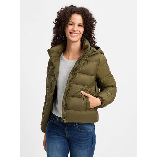 Tommy Hilfiger Damska kurtka pikowana Kobiety khaki jednolity ze sklepu vangraaf w kategorii Kurtki damskie - zdjęcie 175166342