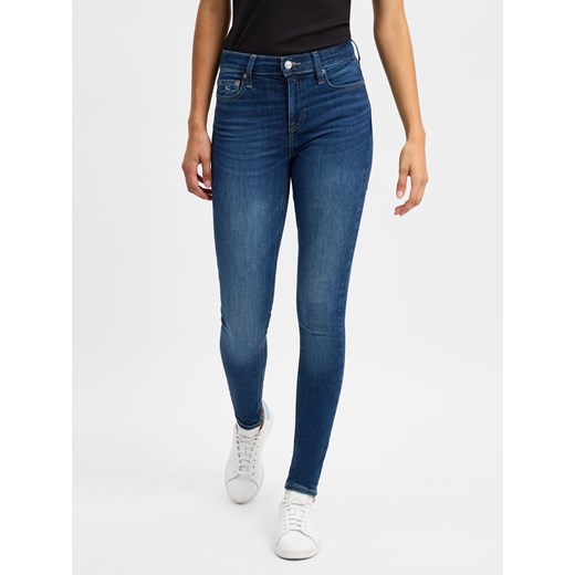 Tommy Jeans Dżinsy - Nora Kobiety dark stone jednolity ze sklepu vangraaf w kategorii Jeansy damskie - zdjęcie 175166401