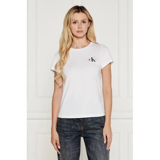 Bluzka damska Calvin Klein z bawełny