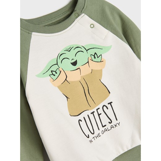 Sinsay - Bluza Baby Yoda - kremowy Sinsay 86 Sinsay