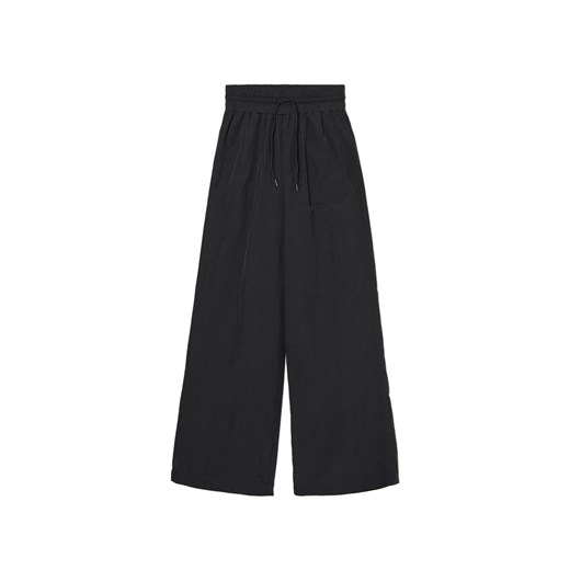 Cropp - Czarne spodnie baggy z wysokim stanem - czarny Cropp 36 Cropp