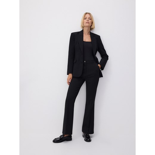 Reserved - Spodnie flare - czarny Reserved XS Reserved