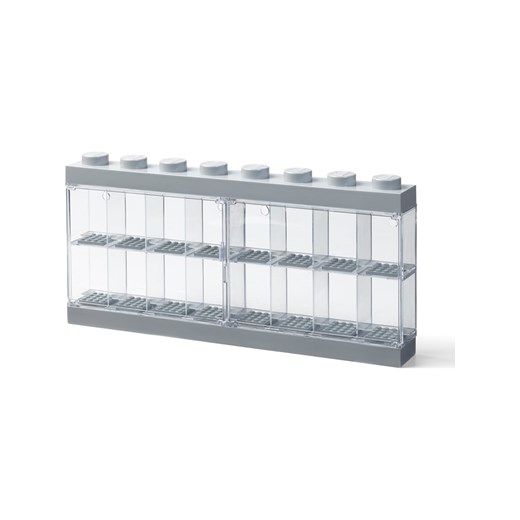 LEGO Pojemnik w kolorze szarym na figurki - 38,2 x 18,4 x 4,7 cm ze sklepu Limango Polska w kategorii Pojemniki kuchenne - zdjęcie 175181081