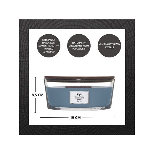WoodWick Świeca zapachowa &quot;Tempest&quot; - 453,6 g Woodwick onesize okazyjna cena Limango Polska