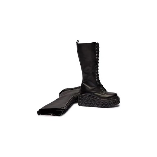 Patrizia Pepe Skórzane kozaki Patrizia Pepe 41 wyprzedaż Gomez Fashion Store
