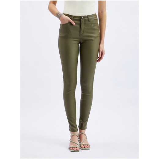 orsay Spodnie w kolorze khaki 36 wyprzedaż Limango Polska