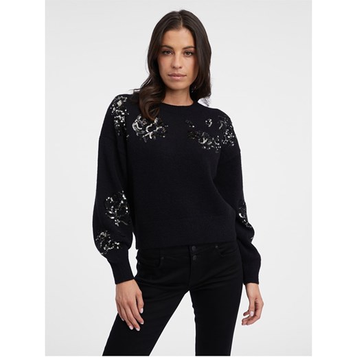orsay Sweter w kolorze czarnym ze sklepu Limango Polska w kategorii Swetry damskie - zdjęcie 175185773