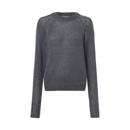 IPURI Sweter damski z dzianiny Kobiety antracytowy jednolity Ipuri M okazja vangraaf