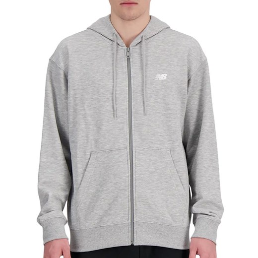 Bluza New Balance MJ41501AG - szara ze sklepu streetstyle24.pl w kategorii Bluzy męskie - zdjęcie 175189934