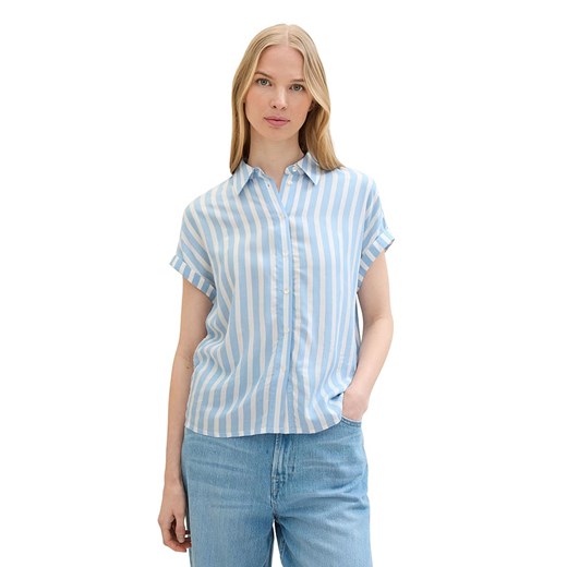 Tom Tailor Koszula w kolorze błękitno-białym - id: 15959600 - marki Tom Tailor - 175190193 Tom Tailor Koszula w kolorze błękitno-białym ze sklepu Limango Polska w kategorii Koszule damskie - zdjęcie 175190193