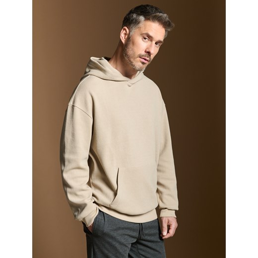 Sinsay - Bluza z kapturem - beżowy Sinsay XXL Sinsay