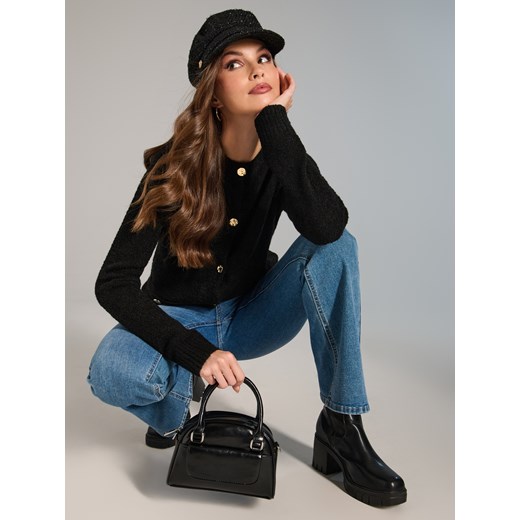 Sinsay - Jeansy flare - niebieski Sinsay 36 Sinsay