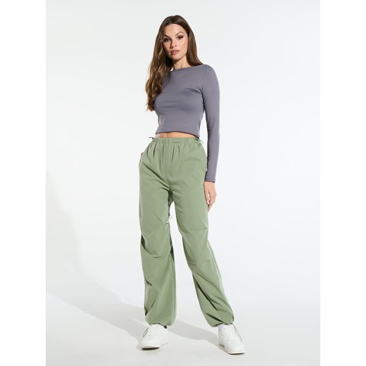 Sinsay - Koszulka z długimi rękawami - szary Sinsay XS Sinsay