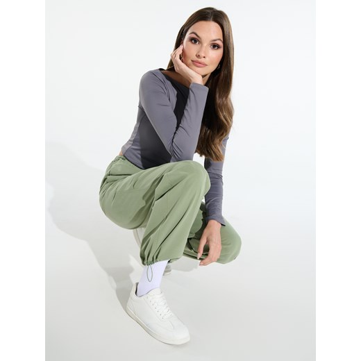 Sinsay - Koszulka z długimi rękawami - szary Sinsay XXS Sinsay