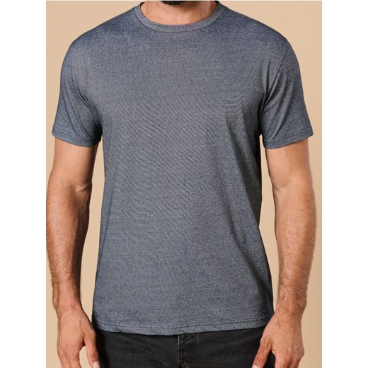 Sinsay - Koszulka basic - granatowy ze sklepu Sinsay w kategorii T-shirty męskie - zdjęcie 175192461