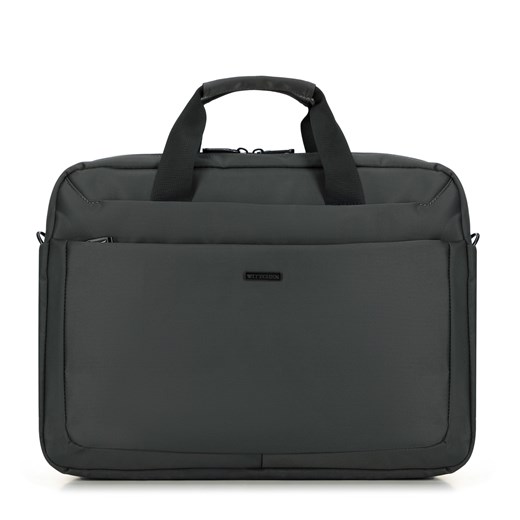 Męska torba na laptopa 15,6’’ jednokomorowa szara ze sklepu WITTCHEN w kategorii Torby na laptopa - zdjęcie 175194540