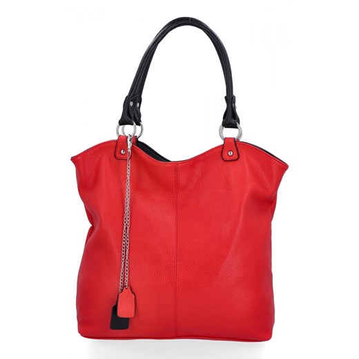 Torebka Uniwersalna Shopper Bag Hernan HB0150 Czerwona Hernan One Size PaniTorbalska promocja