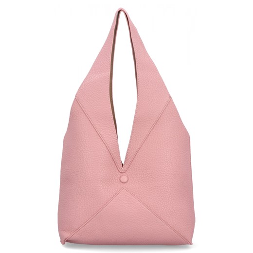 Torebka Shopper Bag z Kosmetyczką firmy Herisson 1901F731 Pudrowy Róż ze sklepu PaniTorbalska w kategorii Torby Shopper bag - zdjęcie 175195481