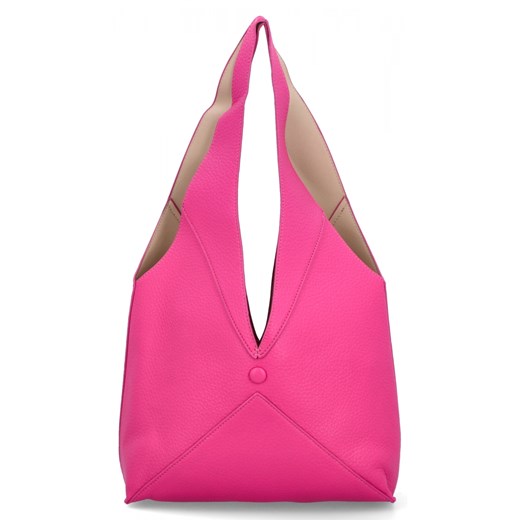 Torebka Shopper Bag z Kosmetyczką firmy Herisson 1901F731 Różowa ze sklepu PaniTorbalska w kategorii Torby Shopper bag - zdjęcie 175195624