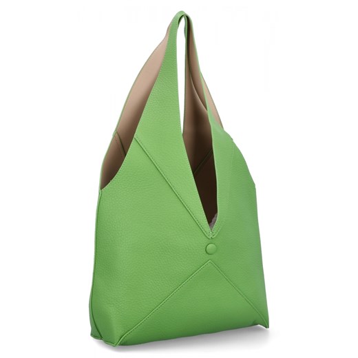 Torebka Shopper Bag z Kosmetyczką firmy Herisson 1901F731 Zielona Herisson One Size okazyjna cena PaniTorbalska