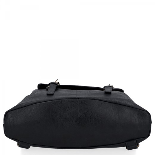 Plecak Damski Vintage XL firmy Hernan HB0230 Czarny Hernan One Size PaniTorbalska wyprzedaż