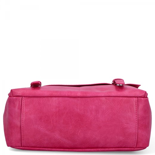 Torebka Damska Listonoszka Vintage firmy Herisson 1502L36 Fuksjowa Herisson One Size PaniTorbalska okazyjna cena