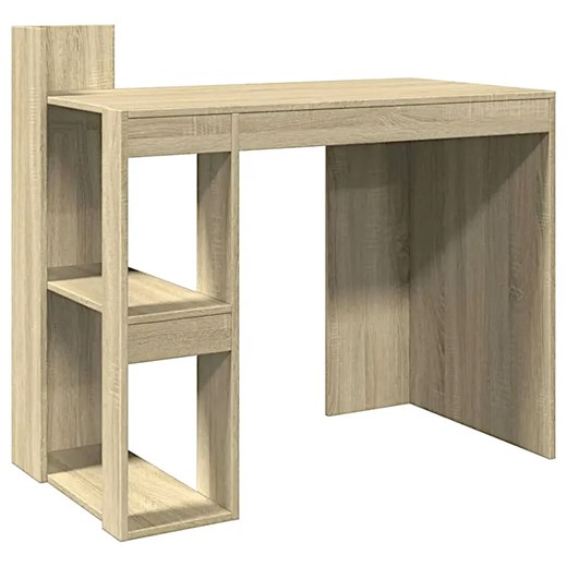 Proste biurko w kolorze dębu sonoma D9-W44 - id: 45633 - marki Elior - 175198933 Proste biurko w kolorze dębu sonoma D9-W44 ze sklepu Edinos.pl w kategorii Dom - zdjęcie 175198933