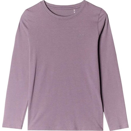 Longsleeve dziewczęcy 4FJWMM00TLONF318 4F ze sklepu SPORT-SHOP.pl w kategorii Bluzki dziewczęce - zdjęcie 175199672