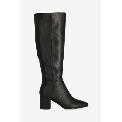 Mexx kozaki PLUCK MILA damskie kolor czarny na słupku MITY1800843W ze sklepu ANSWEAR.com w kategorii Kozaki damskie - zdjęcie 175200403