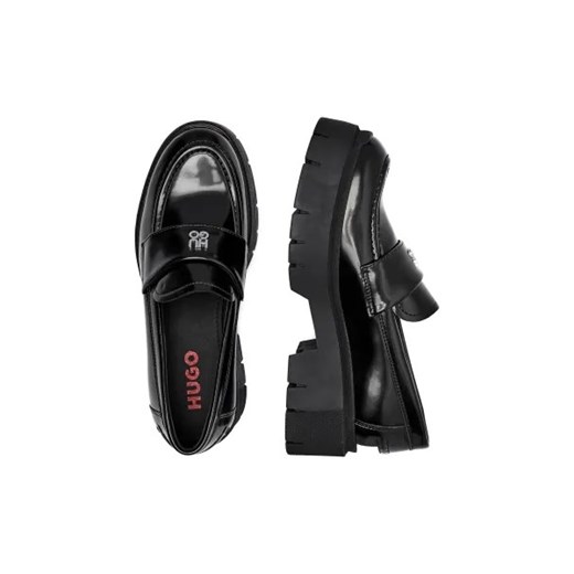 HUGO Skórzane loafersy Kris Loafer BROF 38 Gomez Fashion Store