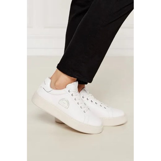Buty sportowe damskie Karl Lagerfeld sneakersy białe wiosenne sznurowane