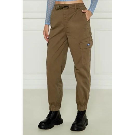 Hugo Blue Spodnie cargo | Relaxed fit Hugo Blue 38 okazja Gomez Fashion Store