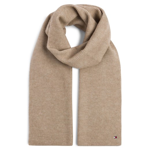 Tommy Hilfiger Szalik damski - EDS ESSENTIAL FLAG FUZZY SCARF Kobiety beżowy jednolity ze sklepu vangraaf w kategorii Szaliki i chusty damskie - zdjęcie 175209163