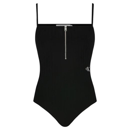 CALVIN KLEIN JEANS Body ZIPPER RIB STRAPPY | Slim Fit ze sklepu Gomez Fashion Store w kategorii Bluzki damskie - zdjęcie 175212870