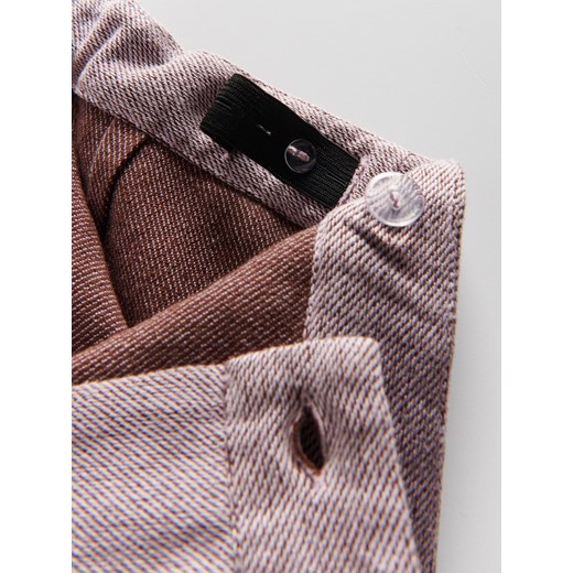 Reserved - Bawełniana spódnica z zakładką - lawendowy Reserved 128 (7-8 lat) Reserved