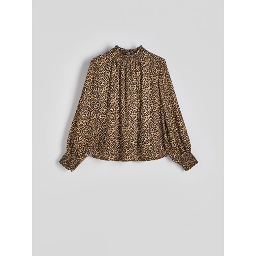 Reserved - Bluzka w zwierzęcy wzór - wielobarwny Reserved L Reserved