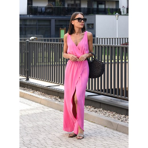 FORSETI Zakładana sukienka Victoria różowa SU04072 SU04072, Rozmiar: S ze sklepu forseti.net.pl w kategorii Sukienki - zdjęcie 175217931