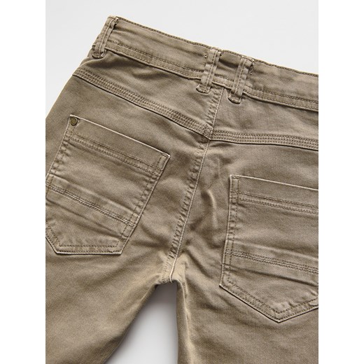 Reserved - Elastyczne spodnie slim - brązowy Reserved 146 (10 lat) Reserved