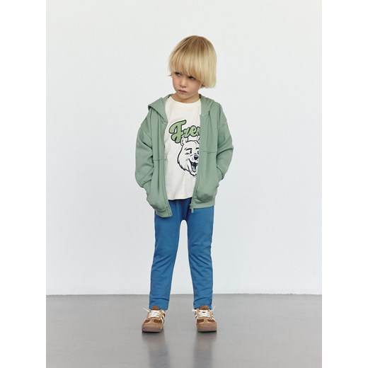 Reserved - Rozpinana bluza z kapturem - zielony Reserved 5-2 lata) Reserved
