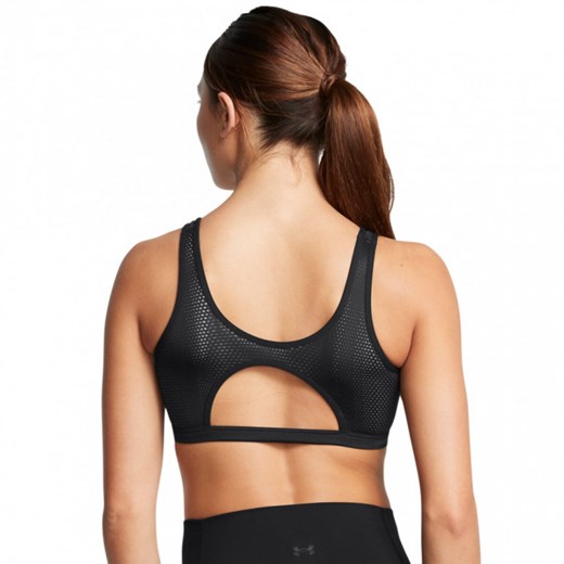 Biustonosz treningowy Under Armour UA Infinity Low Mesh - czarny ze sklepu Sportstylestory.com w kategorii Biustonosze - zdjęcie 175222583