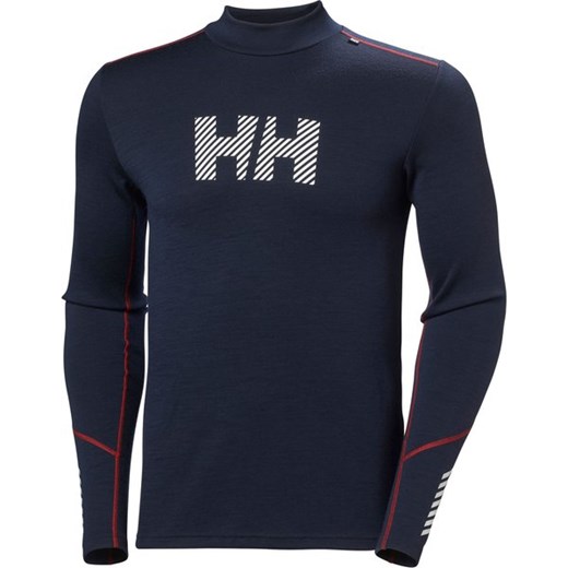Longsleeve termoaktywny męski Lifa Merino Midweight Logo Helly Hansen ze sklepu SPORT-SHOP.pl w kategorii Bielizna termoaktywna męska - zdjęcie 175226961