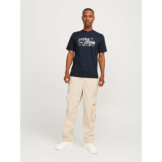 T-shirt męski Jack & Jones w stylu młodzieżowym z krótkim rękawem