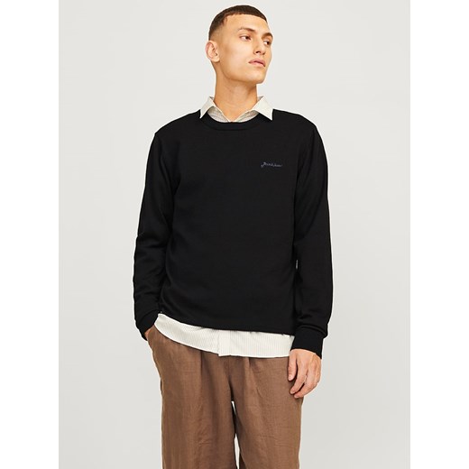 Jack &amp; Jones Sweter &quot;Brad&quot; w kolorze czarnym ze sklepu Limango Polska w kategorii Swetry męskie - zdjęcie 175228514