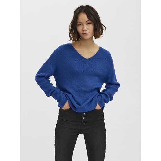 Vero Moda Sweter w kolorze niebieskim ze sklepu Limango Polska w kategorii Swetry damskie - zdjęcie 175228602