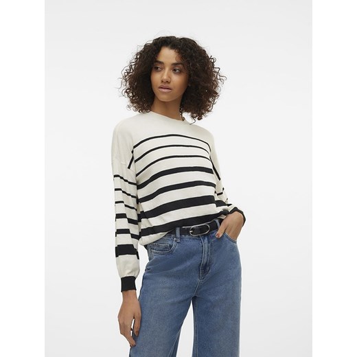 Vero Moda Sweter w kolorze czarno-białym ze sklepu Limango Polska w kategorii Swetry damskie - zdjęcie 175228651