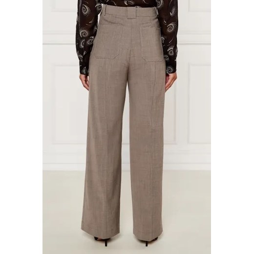 Pinko Spodnie | flare fit | z dodatkiem wełny Pinko 38 Gomez Fashion Store