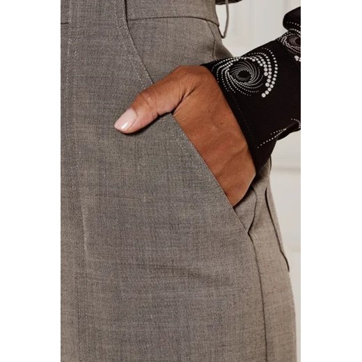 Pinko Spodnie | flare fit | z dodatkiem wełny Pinko 38 Gomez Fashion Store