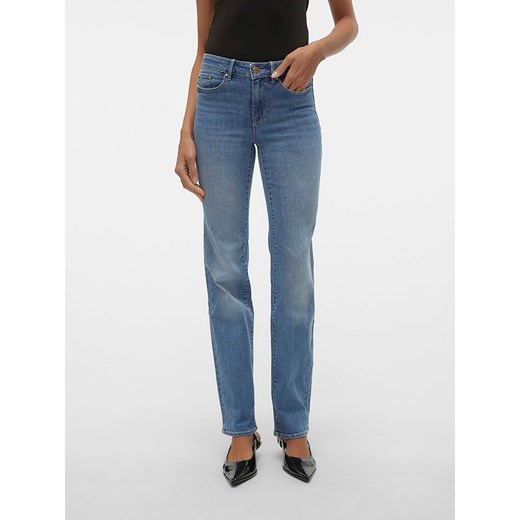 Vero Moda Dżinsy - Regular fit - w kolorze niebieskim ze sklepu Limango Polska w kategorii Jeansy damskie - zdjęcie 175238824
