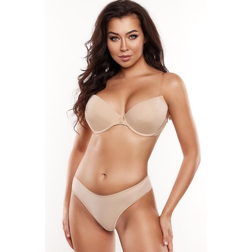 Basic Beige biustonosz push-up V-5790, Kolor beżowy, Rozmiar 65C, Axami ze sklepu Primodo w kategorii Biustonosze - zdjęcie 175239302