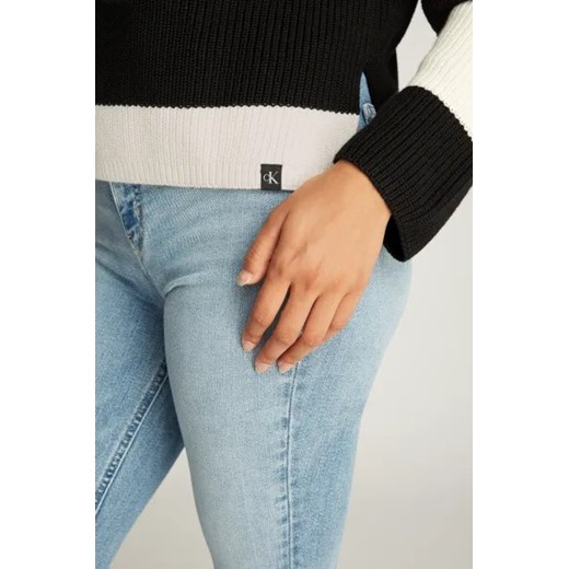 Sweter damski Calvin Klein bawełniany na zimę